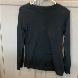 M Mossimo black long-sleeve tee